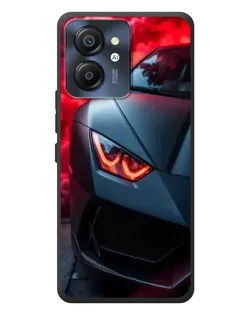 Чехол для Blackview Color 8 с картинкой «Lamborghini красное сияние»