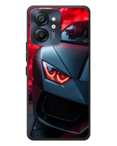 Чехол для Blackview Color 8 с картинкой «Lamborghini красное сияние»