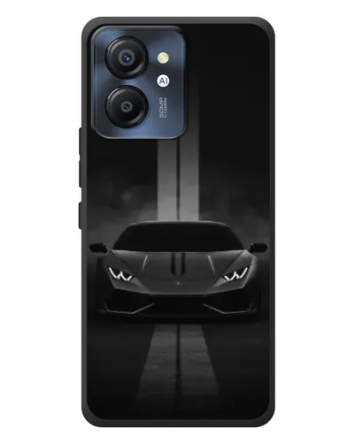 Чехол для Blackview Color 8 с картинкой «Lamborghini симметрия дорог»