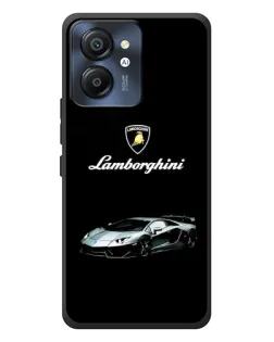 Чехол для Blackview Color 8 с картинкой «Логотип Lamborghini классика»