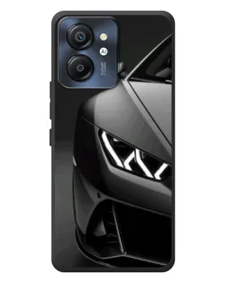 Чехол для Blackview Color 8 с картинкой «Lamborghini фары детализация»