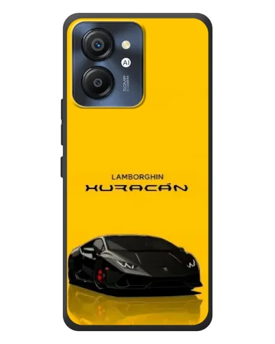 Чехол для Blackview Color 8 с картинкой «Lamborghini Huracan черный»