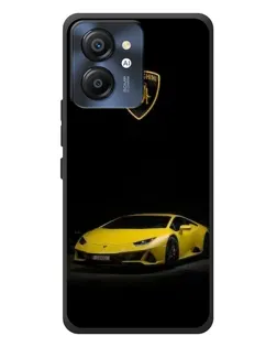 Чехол для Blackview Color 8 с картинкой «Lamborghini желтый акцент»