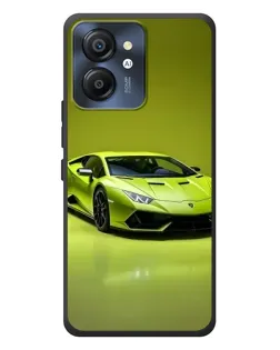 Чехол для Blackview Color 8 с картинкой «Салатовый Lamborghini Huracan»