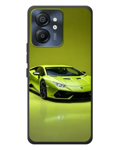 Чехол для Blackview Color 8 с картинкой «Салатовый Lamborghini Huracan»