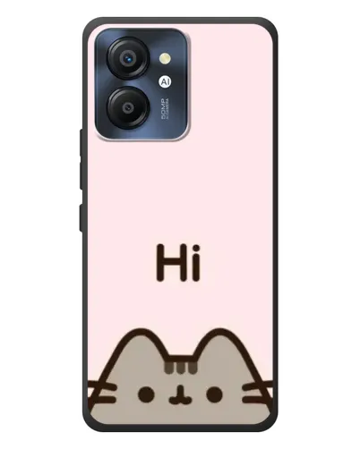 Чехол для Blackview Color 8 с картинкой «Пушин говорит Hi»