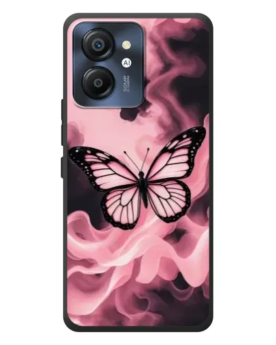Чехол для Blackview Color 8 с картинкой «Бабочка в дыму»