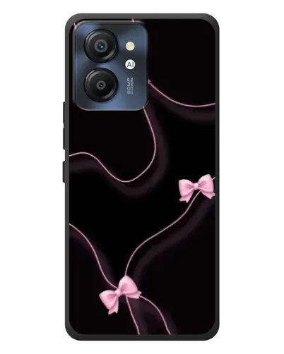 Чехол для Blackview Color 8 с картинкой «Розовые ленты»