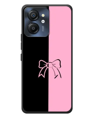 Чехол для Blackview Color 8 с картинкой «Половинки банта»