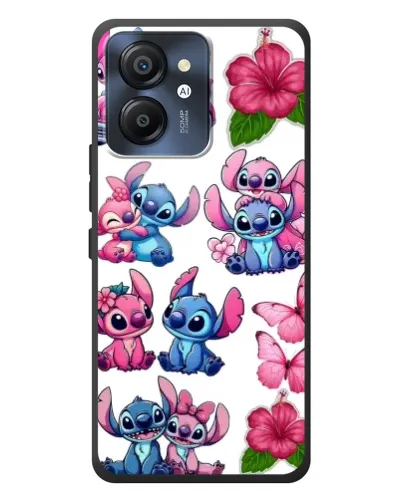 Чехол для Blackview Color 8 с картинкой «Стикеры Stitch и Angel» Чехол для Blackview Color 8 с картинкой «Стикеры Stitch и Angel»