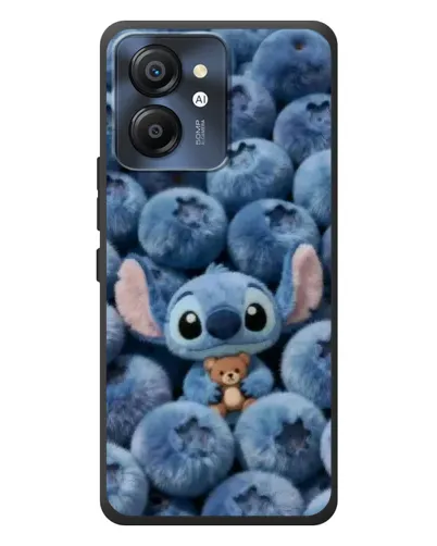 Чехол для Blackview Color 8 с картинкой «Стич и голубика» Чехол для Blackview Color 8 с картинкой «Стич и голубика»