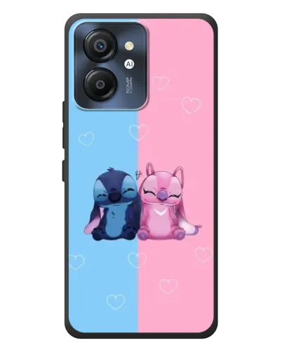 Чехол для Blackview Color 8 с картинкой «Stitch и Angel Love» Чехол для Blackview Color 8 с картинкой «Stitch и Angel Love»
