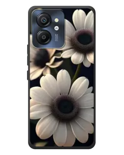 Чехол для Blackview Color 8 с картинкой «Белые маргаритки макро»