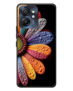 Чехол для Blackview Color 8 с картинкой «Радужный цветок»