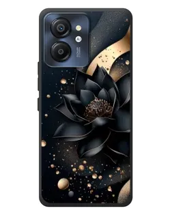 Чехол для Blackview Color 8 с картинкой «Черный лотос»