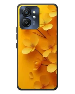 Чехол для Blackview Color 8 с картинкой «Золотые лепестки»