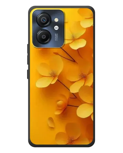 Чехол для Blackview Color 8 с картинкой «Золотые лепестки»