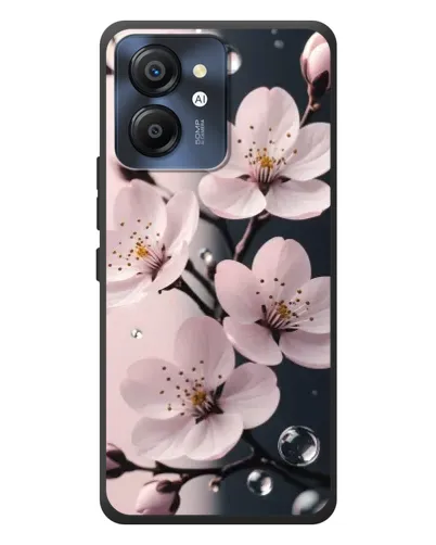 Чехол для Blackview Color 8 с картинкой «Нежная сакура и капли» Чехол для Blackview Color 8 с картинкой «Нежная сакура и капли»