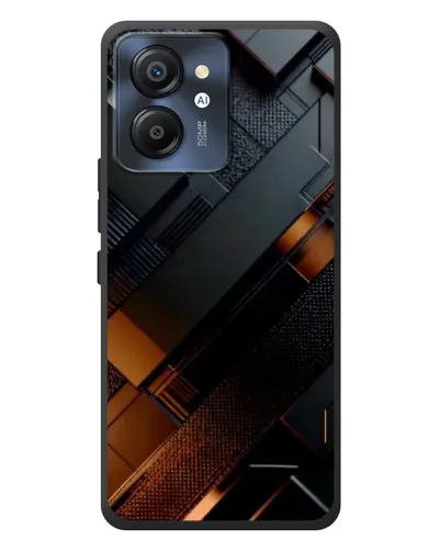 Чехол для Blackview Color 8 с картинкой «Черные геометрические блоки» Чехол для Blackview Color 8 с картинкой «Черные геометрические блоки»