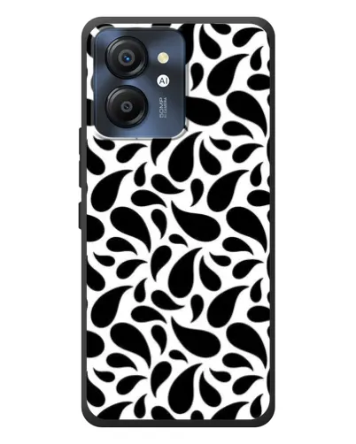 Чехол для Blackview Color 8 с картинкой «Контрастные черные капли» Чехол для Blackview Color 8 с картинкой «Контрастные черные капли»