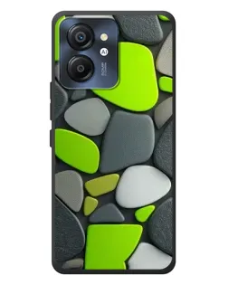 Чехол для Blackview Color 8 с картинкой «Яркая неоновая галька»