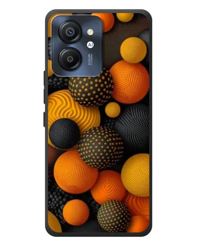 Чехол для Blackview Color 8 с картинкой «Объемные оранжевые сферы» Чехол для Blackview Color 8 с картинкой «Объемные оранжевые сферы»
