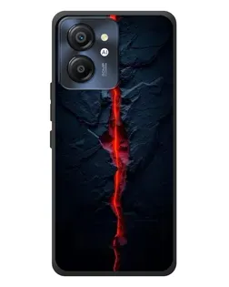 Чехол для Blackview Color 8 с картинкой «Kрасная лавовая трещина»