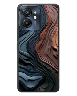 Чехол для Blackview Color 8 с картинкой «Цветные волны каньона»