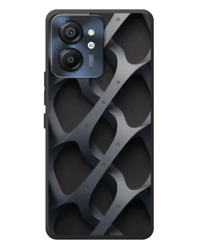 Чехол для Blackview Color 8 с картинкой «Объемное серое плетение» Чехол для Blackview Color 8 с картинкой «Объемное серое плетение»