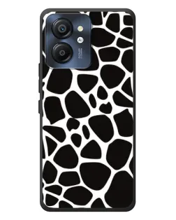 Чехол для Blackview Color 8 с картинкой «Черно-белый жираф»