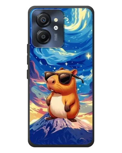 Чехол для Blackview Color 8 с картинкой «Капибара Ван Гога»