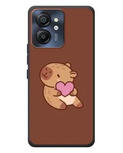 Чехол для Blackview Color 8 с картинкой «Капибара с сердцем» Чехол для Blackview Color 8 с картинкой «Капибара с сердцем»