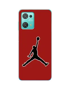Чехол для Blackview Oscal C30 Pro с картинкой «Jordan Red Back»