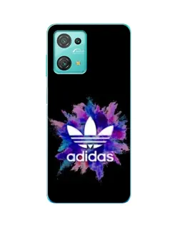 Чехол для Blackview Oscal C30 Pro с картинкой «Взрыв красок Adidas»