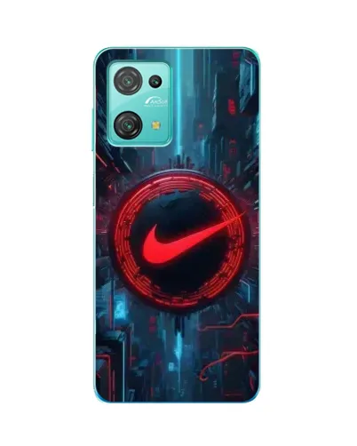 Чехол для Blackview Oscal C30 Pro с картинкой «Техногенный стиль Nike»