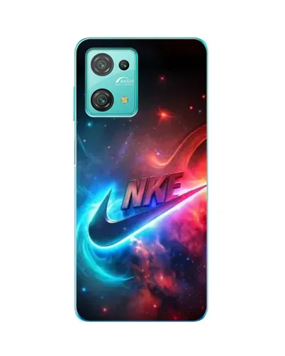 Чехол для Blackview Oscal C30 Pro с картинкой «Огненный логотип Nike»