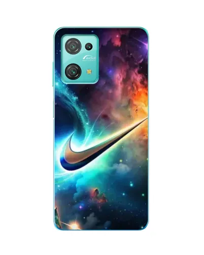 Чехол для Blackview Oscal C30 Pro с картинкой «Космический Nike Swoosh»