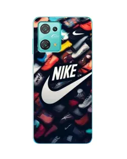 Чехол для Blackview Oscal C30 Pro с картинкой «Коллекция кроссовок Nike»
