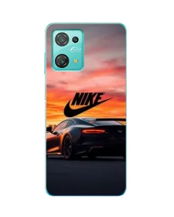Чехол для Blackview Oscal C30 Pro с картинкой «Nike и суперкар»