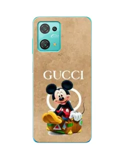 Чохол для Blackview Oscal C30 Pro з картинкою «Міккі Маус Gucci — крафт»