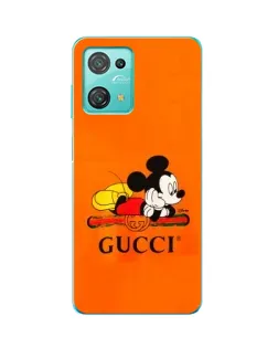 Чохол для Blackview Oscal C30 Pro з картинкою «Міккі Маус Gucci — помаранч»
