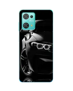 Чохол для Blackview Oscal C30 Pro з картинкою «Чорна BMW — профіль»