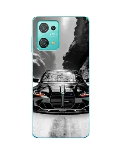 Чохол для Blackview Oscal C30 Pro з картинкою «BMW — акварельний дрифт»