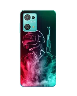 Чехол для Blackview Oscal C30 Pro с картинкой «PUBG — огненный воин»