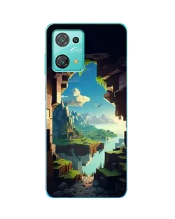Чехол для Blackview Oscal C30 Pro с картинкой «Вид из пещеры»