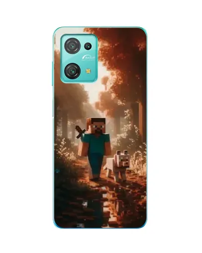 Чехол для Blackview Oscal C30 Pro с картинкой «Стив в лесу»