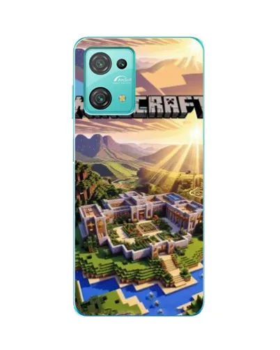 Чехол для Blackview Oscal C30 Pro с картинкой «Minecraft панорама»