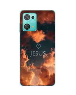 Чехол для Blackview Oscal C30 Pro с картинкой «Сияние Имени Jesus»