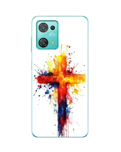 Чехол для Blackview Oscal C30 Pro с картинкой «Акварельный крест» Чехол для Blackview Oscal C30 Pro с картинкой «Акварельный крест»