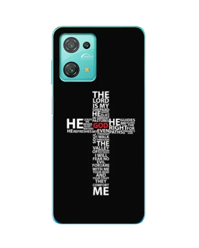 Чохол для Blackview Oscal C30 Pro з картинкою «Текстовий хрест» Чохол для Blackview Oscal C30 Pro з картинкою «Текстовий хрест»